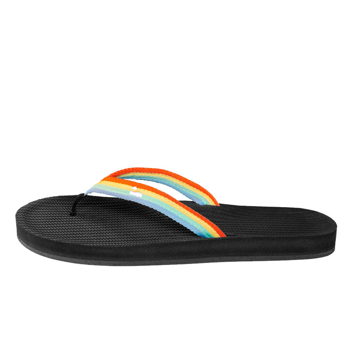 Indosole - Womens Flip Flops - Easy Living - Rainbow