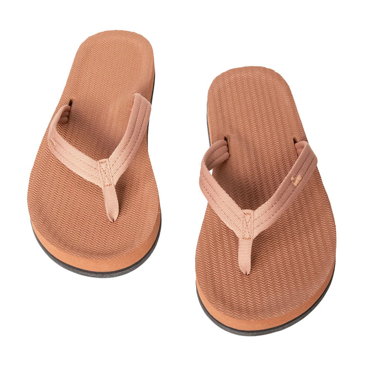 Indosole - Womens Flip Flops - Easy Living - Rust