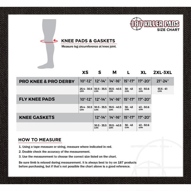 187 Killer Slim Knee Pads - Adult | Pads | 187 Killer