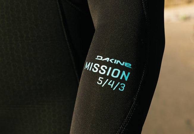 Dakine Mens Mission Chest Zip Full Suit 3/2 (Black)