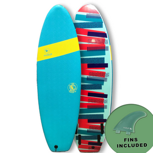 Mobyk 5'4 Bullet Softboard - Turquoise