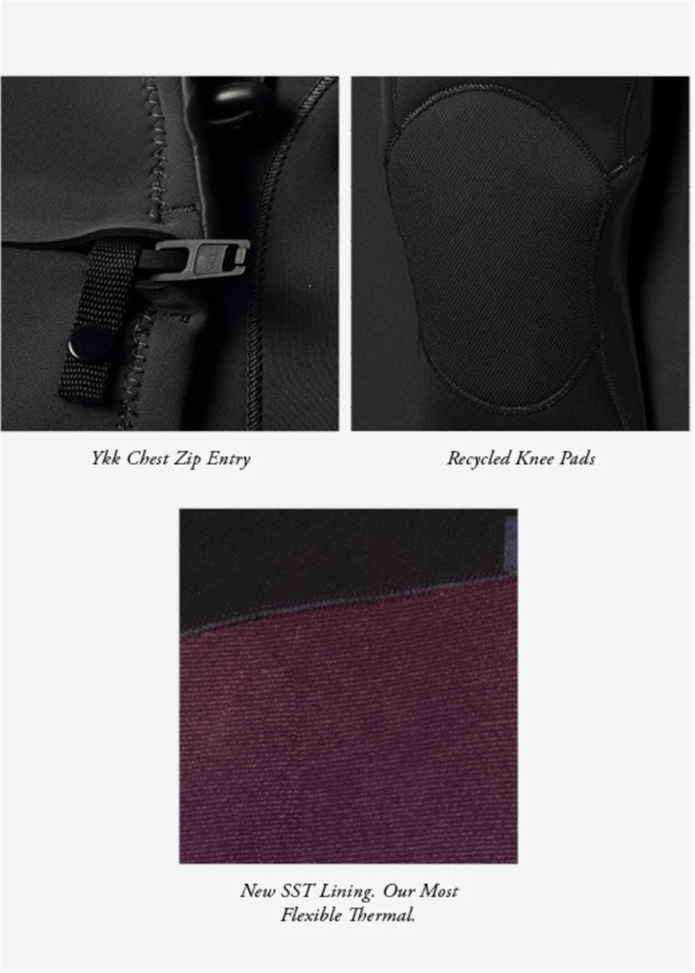 VIssla 7 Seas comp 3-2 Chest Zip Full Suit