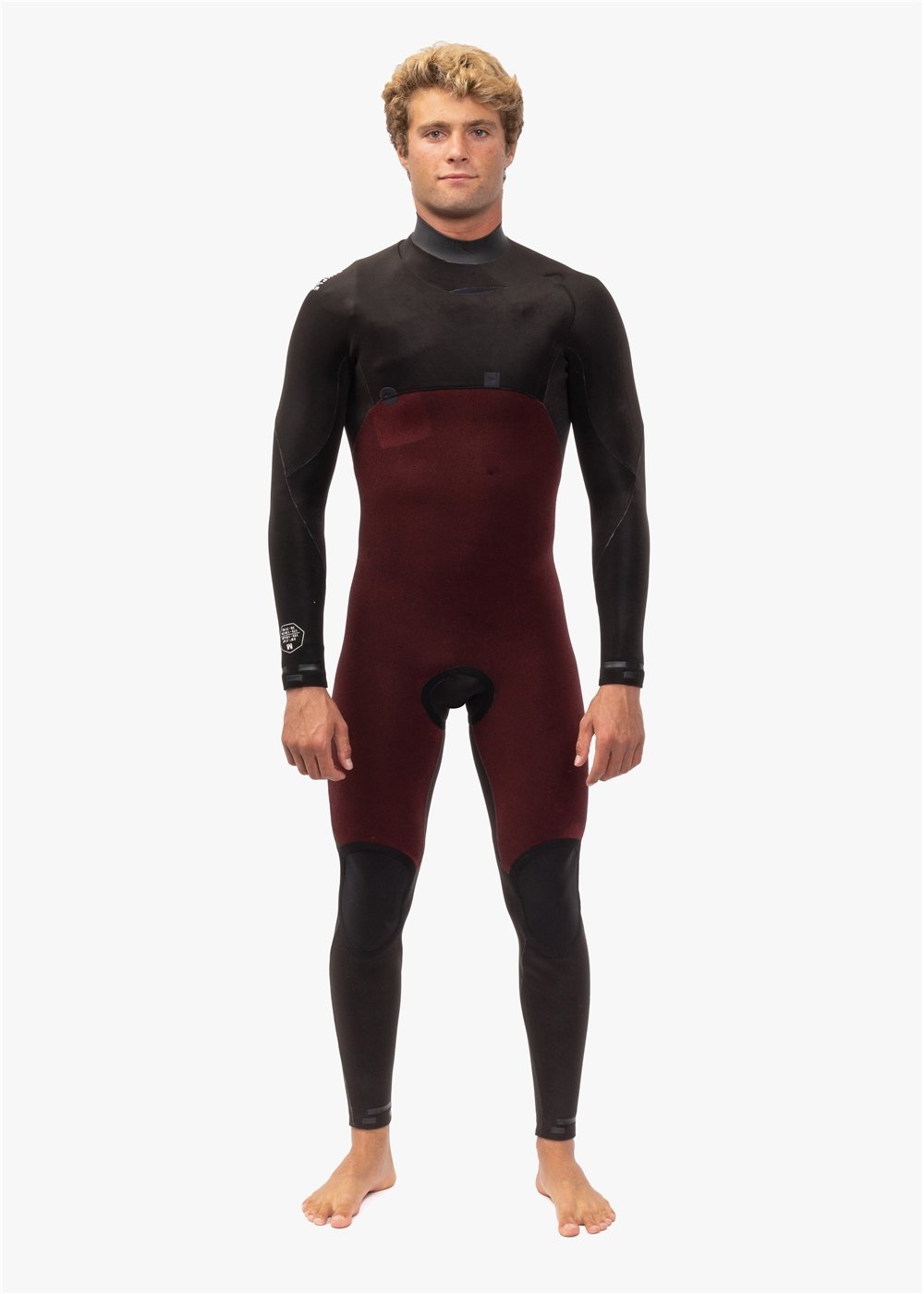 VIssla 7 Seas Comp 4-3 Chest Zip Full Wetsuit - Black