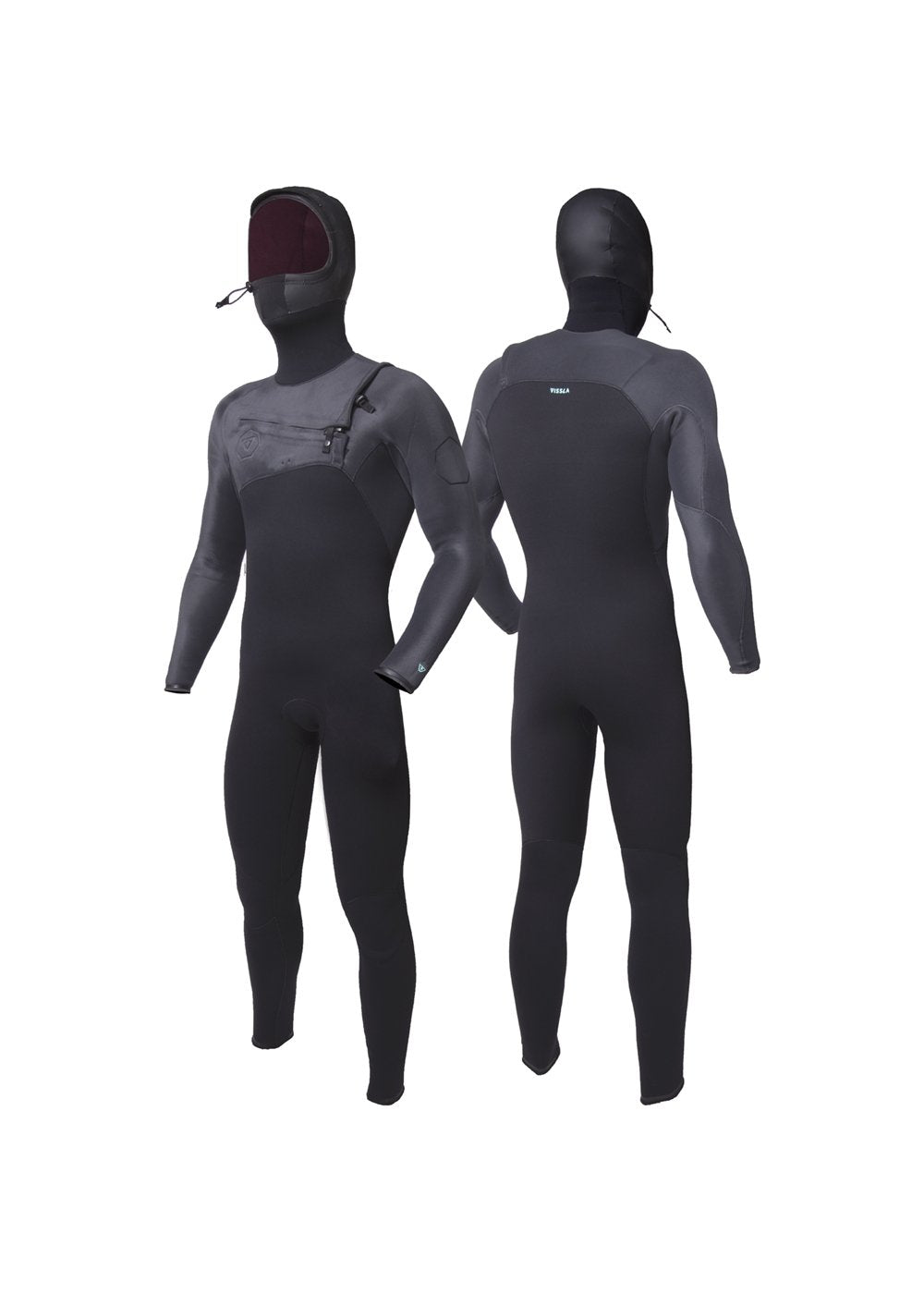 VIssla High Seas II 4-3 Hooded Chest Zip Full Wetsuit