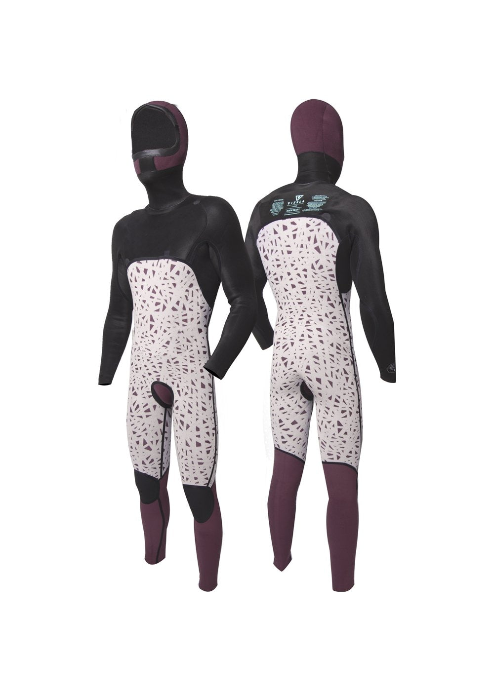 VIssla High Seas II 4-3 Hooded Chest Zip Full Wetsuit