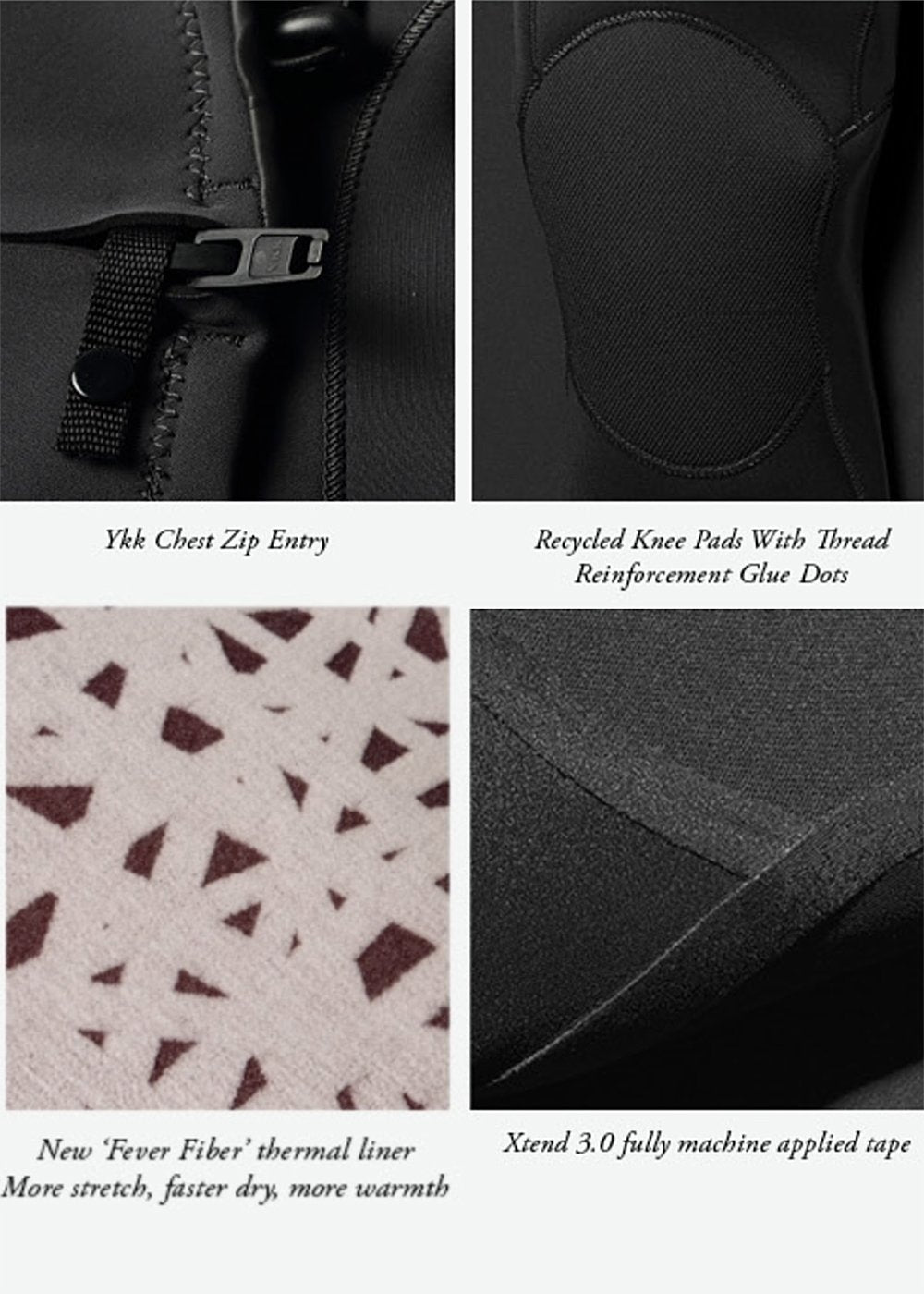 Vissla 7 Seas 4-3 Chest Zip Full Wetsuit - Black