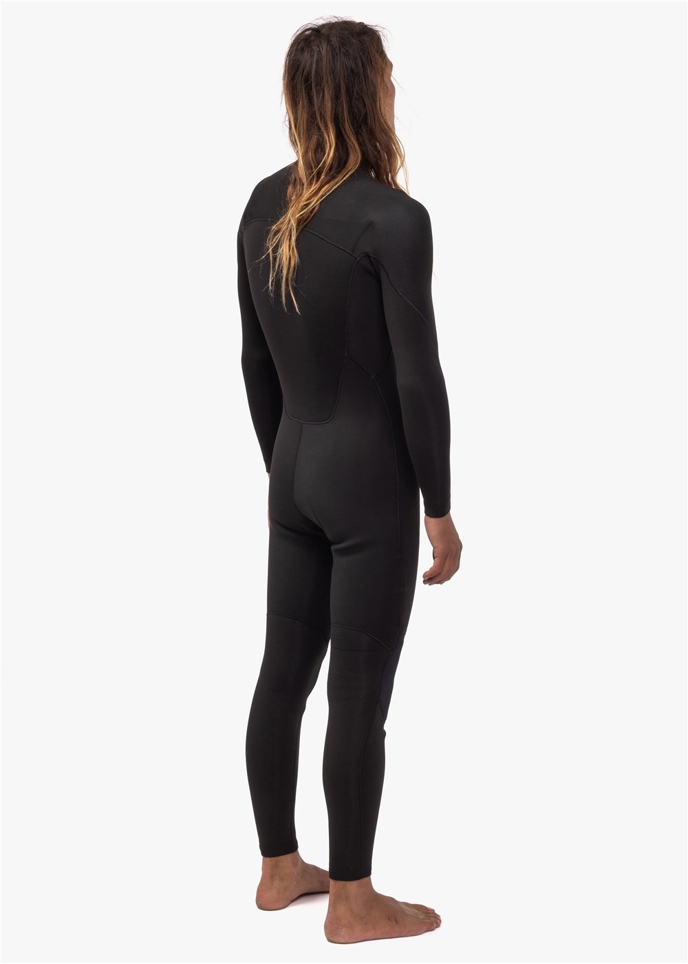 Vissla 7 Seas 4-3 Chest Zip Full Wetsuit - Black