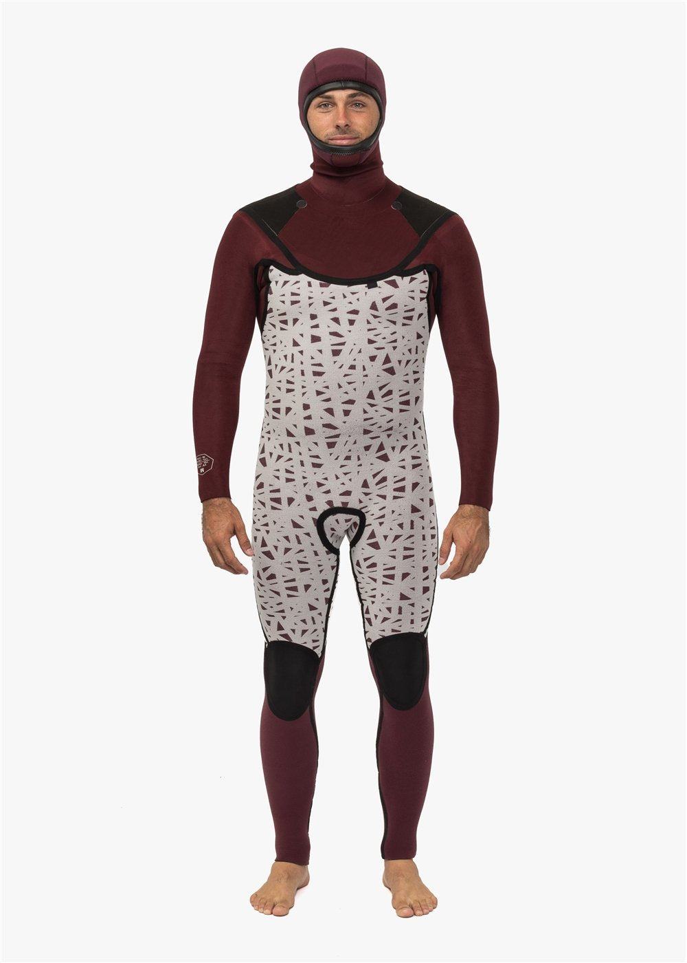 Vissla New Seas 5/4mm Hooded U-Zip Wetsuit