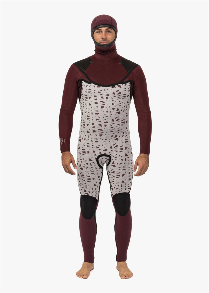 Vissla New Seas 5/4mm Hooded U-Zip Wetsuit
