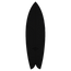 Sharp Eye Maguro Quad Surfboard - Black