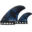 Futures Mayhem Evil Twin +1 Trailer Fin Set Large - Black