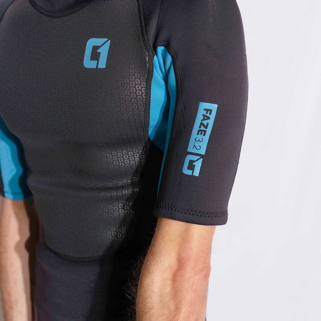 Mens 3/2mm Summer Wetsuit FAZE Shorty | Circle One