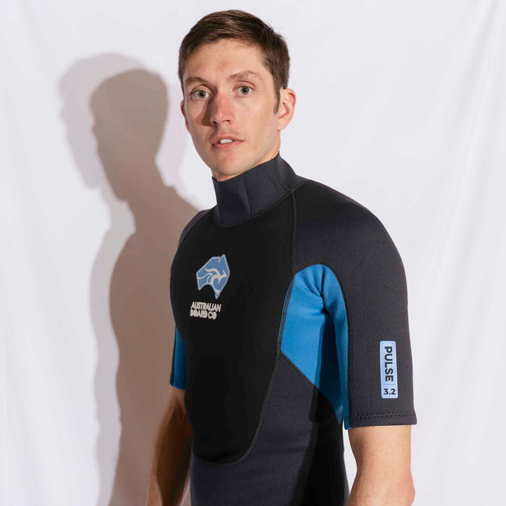 Mens 3/2mm Summer Wetsuit PULSE Shorty | Australian Board Co