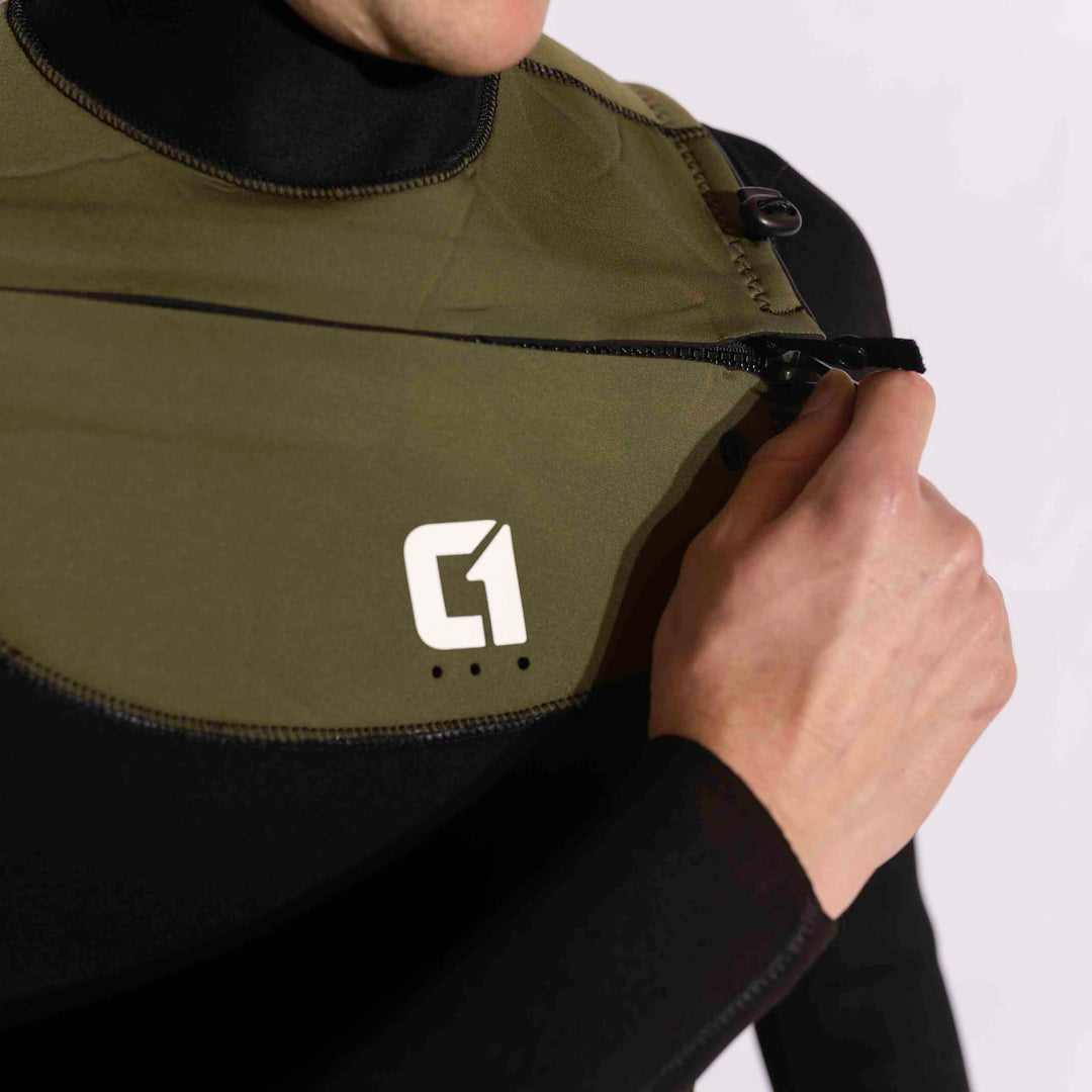 Mens 5/4mm Winter Wetsuit ICON GBS Chest Zip | Circle One