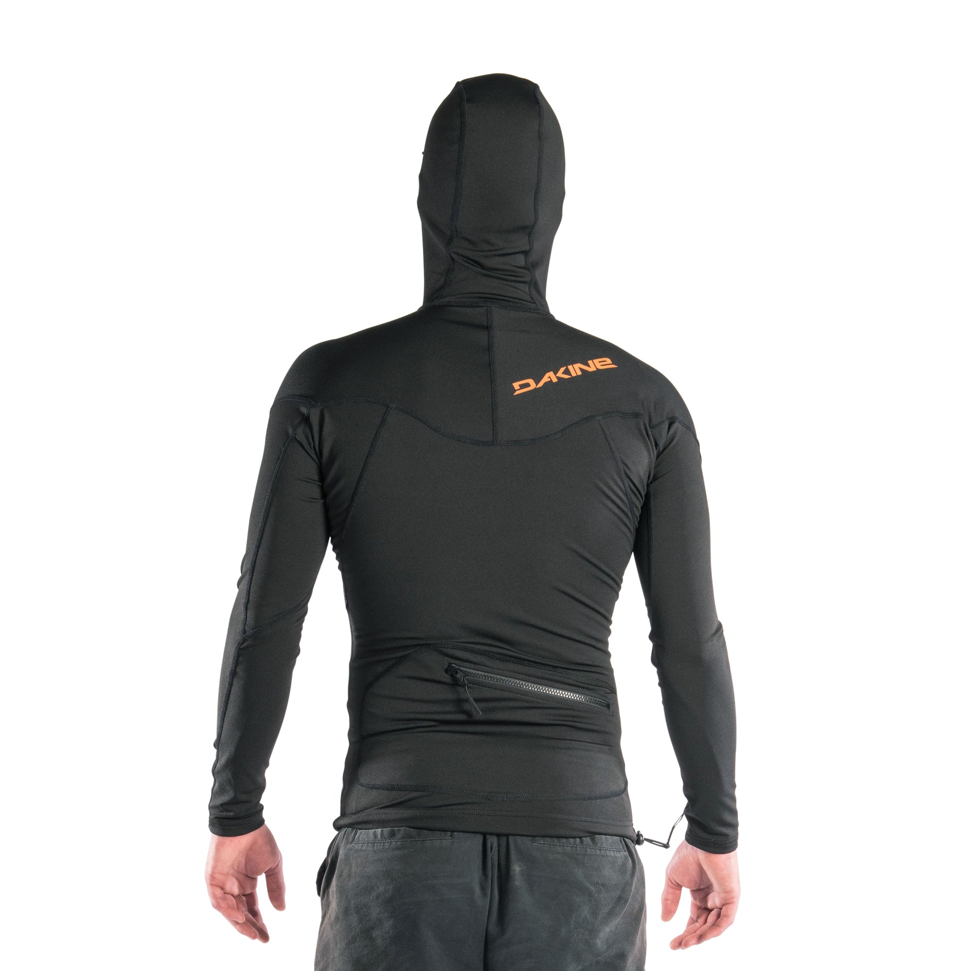 Dakine Mens Cyclone Snug Fit Vest W.Hood 1.5mm (Black) | Neoprene Jackets | Dakine