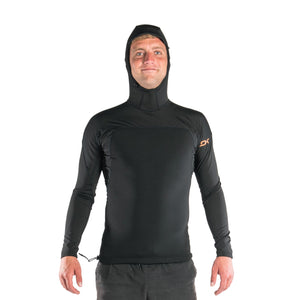 Dakine Mens Cyclone Snug Fit Vest W.Hood 1.5mm (Black)