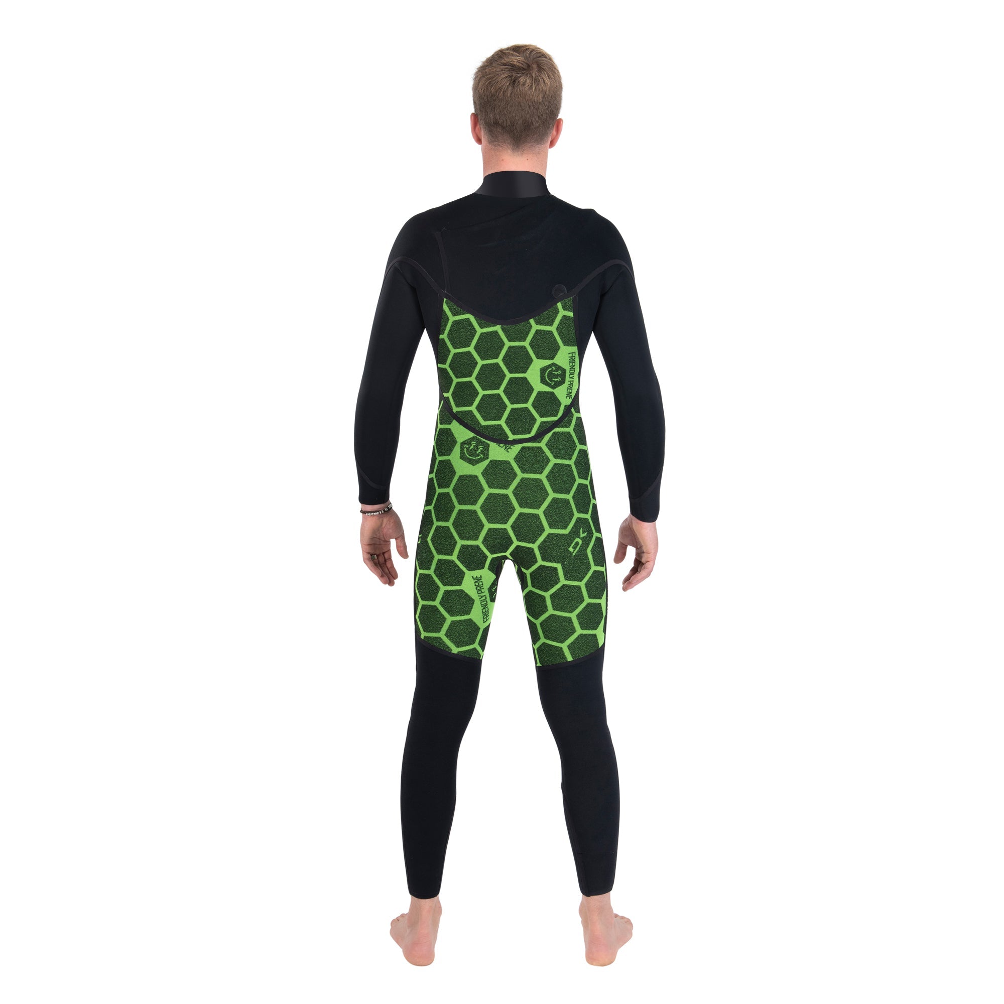 Dakine Mens Malama Zip Free 3/2mm Full Wetsuit (Black) | Wetsuits | Dakine