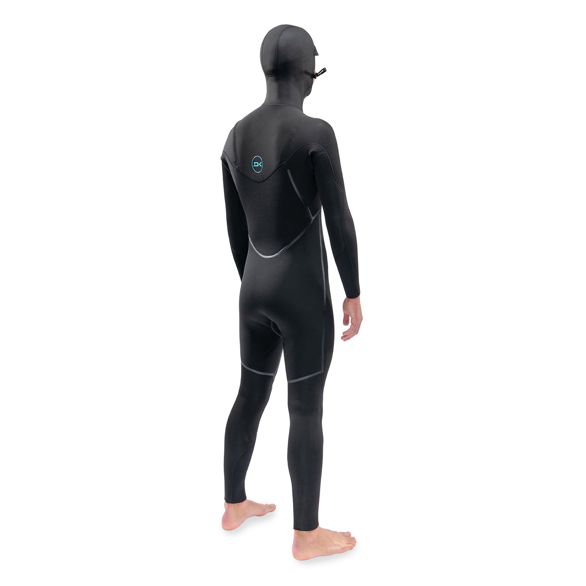 Dakine Mens Mission Chest Zip Hooded 6/5/4mm Full Wetsuit (Black) | Wetsuits | Dakine