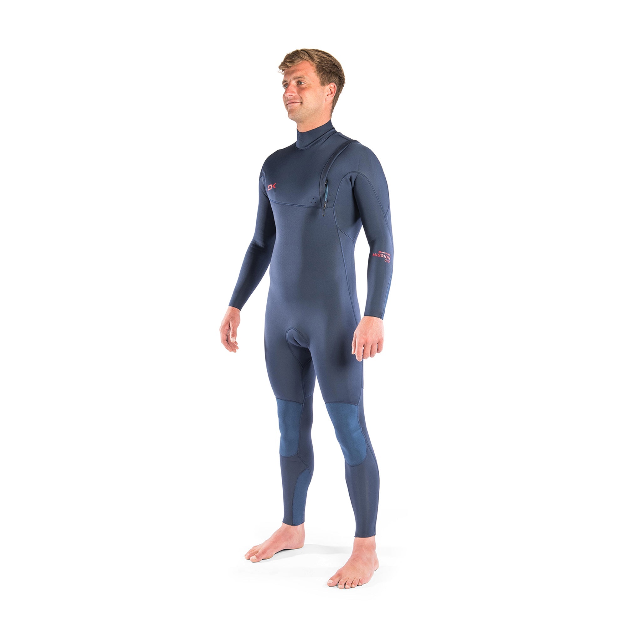 Dakine Mens Mission Zip Free 2/2mm Full Wetsuit (Ink Blue / Port) | Wetsuits | Dakine