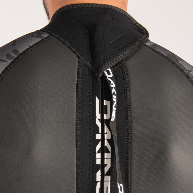 Dakine Mens Quantum Back Zip 3/2mm F/L Full Wetsuit (Black Camo / White)