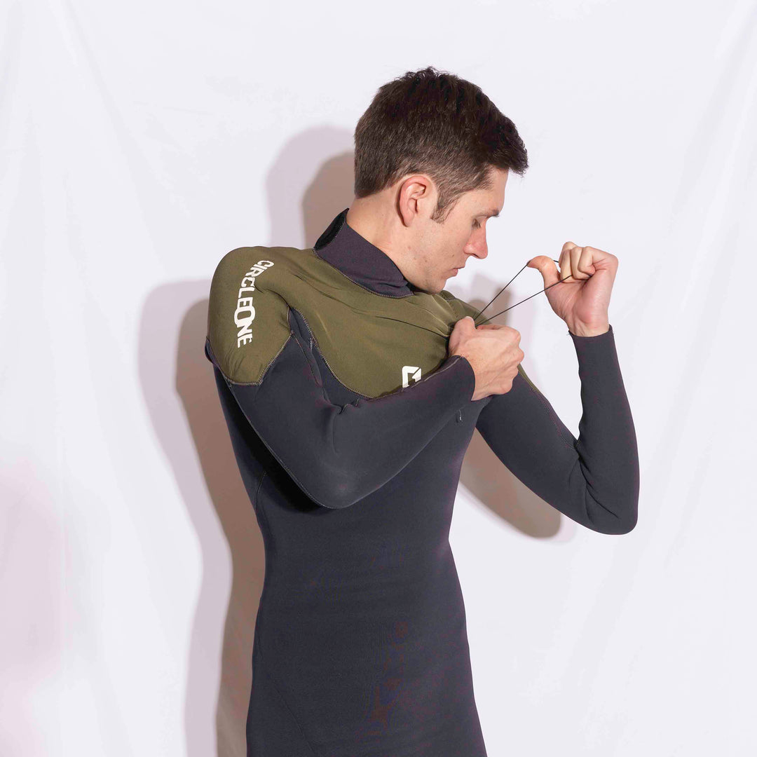 Mens 3/2mm Summer Wetsuit ICON GBS Chest Zip | Circle One