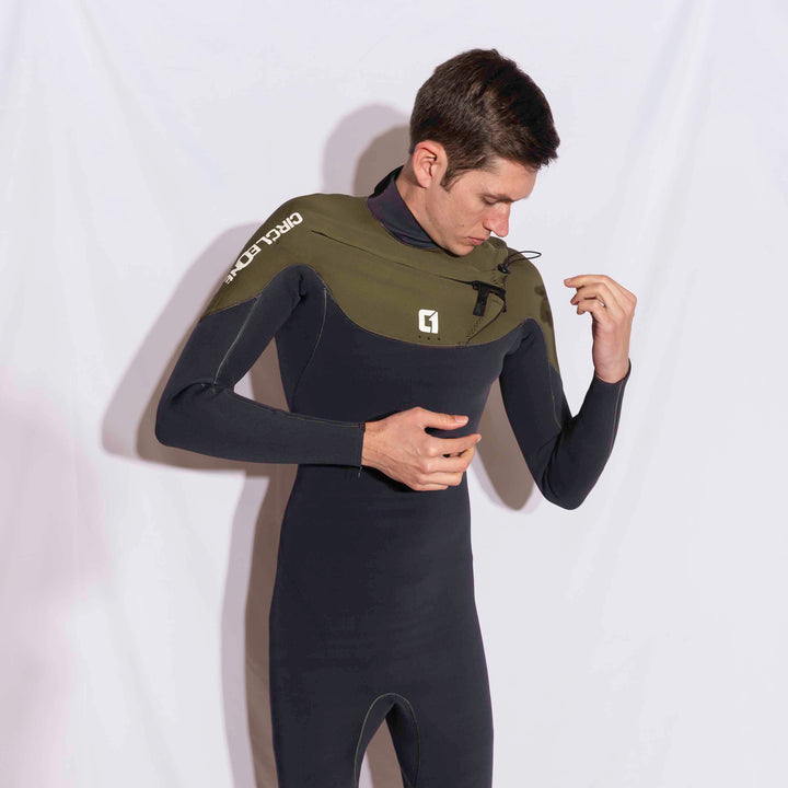Mens 3/2mm Summer Wetsuit ICON GBS Chest Zip | Circle One