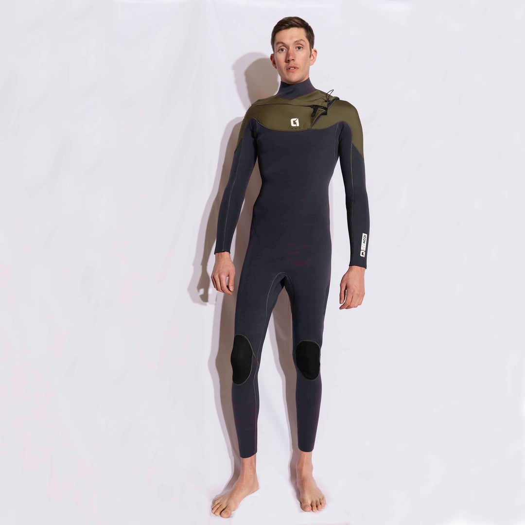 Mens 3/2mm Summer Wetsuit ICON GBS Chest Zip | Circle One