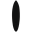 Pyzel Mid Length Crisis PU Surfboard - Black
