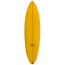Pyzel Mid Length Crisis PU Surfboard - Orange