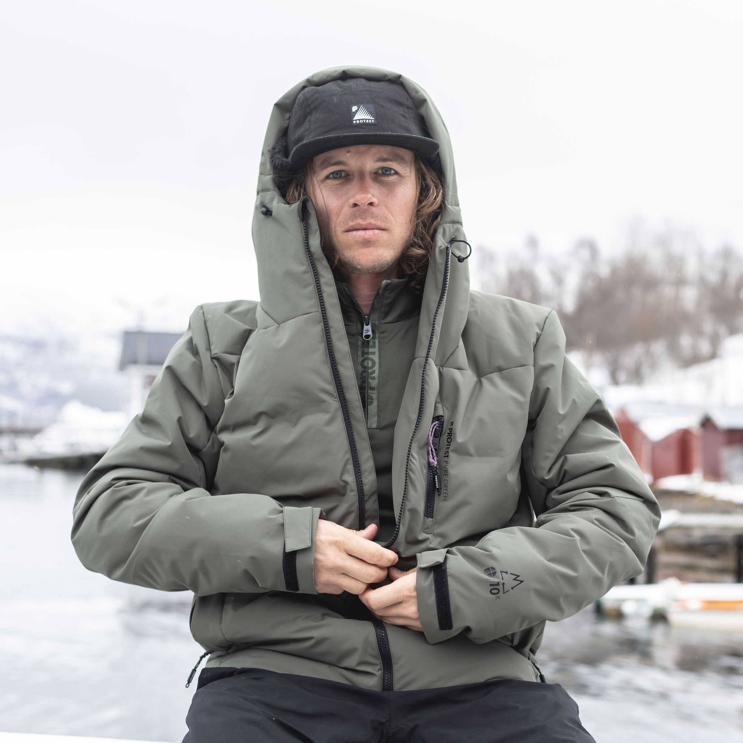 Protest Mens SUPERIOR snowjacket - Blue | Jackets | Protest
