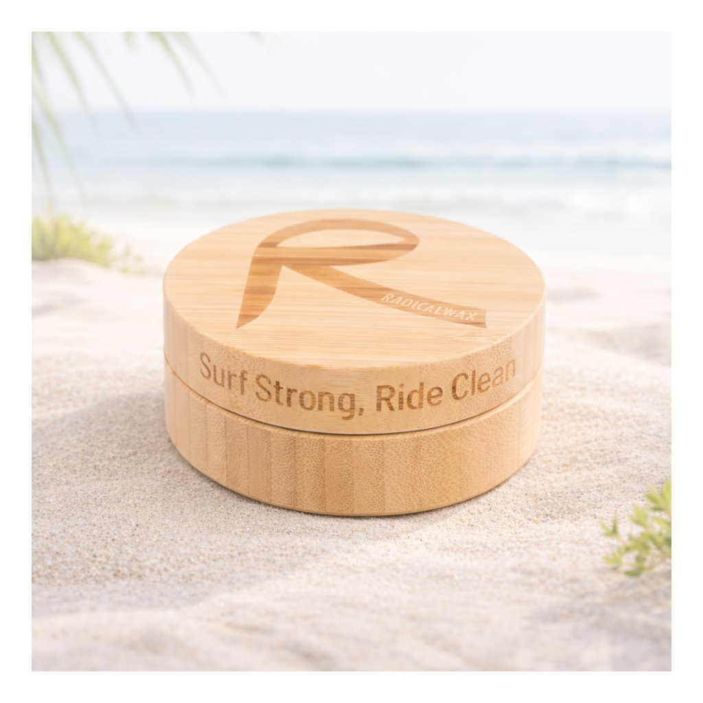 Rad Surf Wax Bamboo Tin
