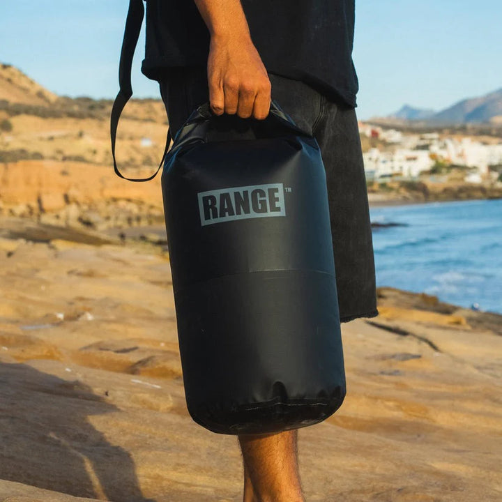 Range Drybag on a beach