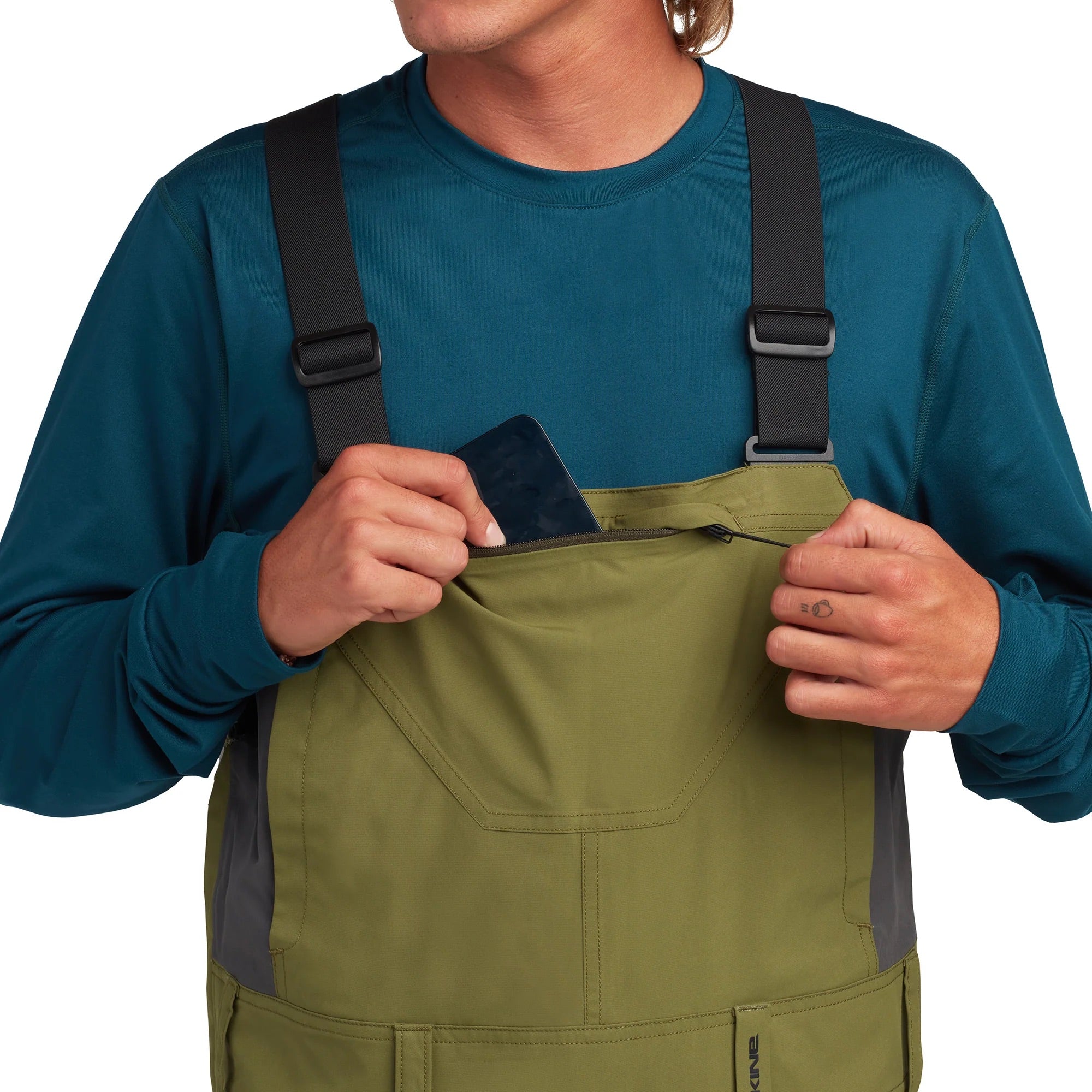 Dakine Scout Bib - Gnarled Juniper - Mens | Bibs | Dakine