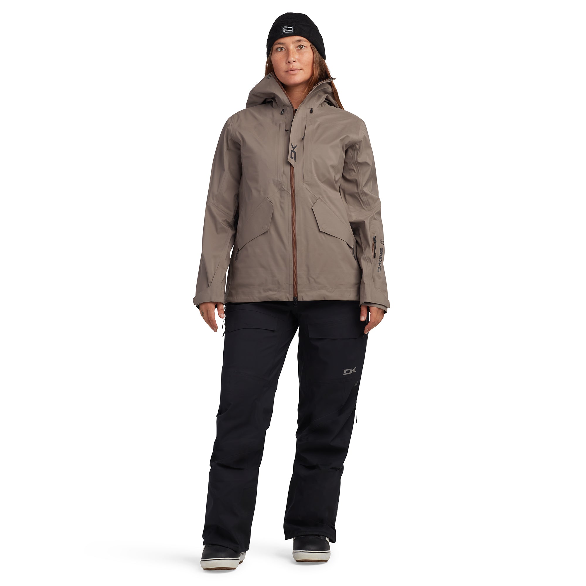 Dakine Sender Stretch 3L Jacket - Earth Gray - Womens | Jackets | Dakine