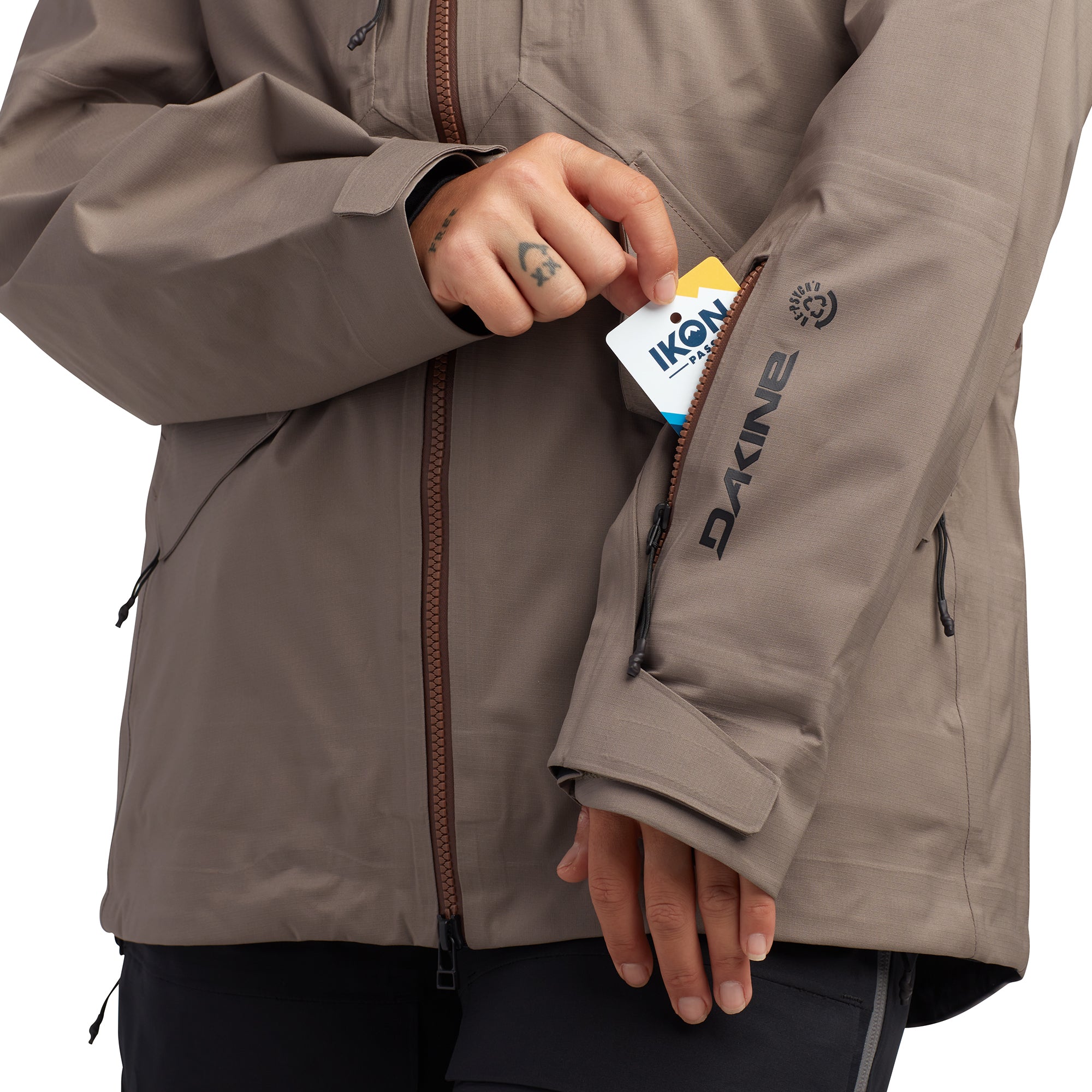 Dakine Sender Stretch 3L Jacket - Earth Gray - Womens | Jackets | Dakine