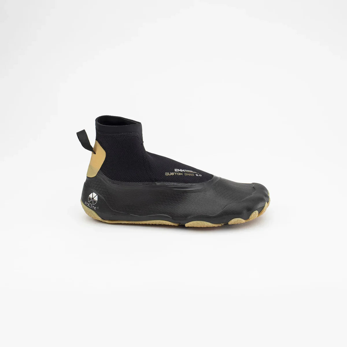 Solite 2mm Custom Omni 2.0 Wetsuit Boots - Black / Gum | Boots | Solite