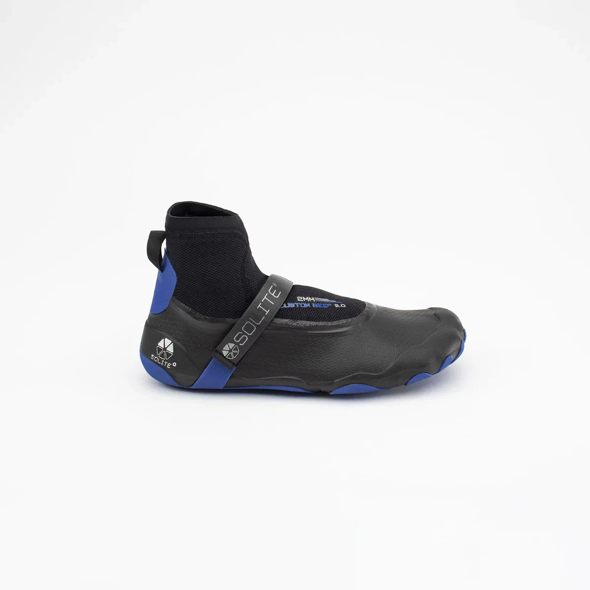 Solite 2mm Custom Reef 2.0 Wetsuit Boots - Black / Blue | Boots | Solite