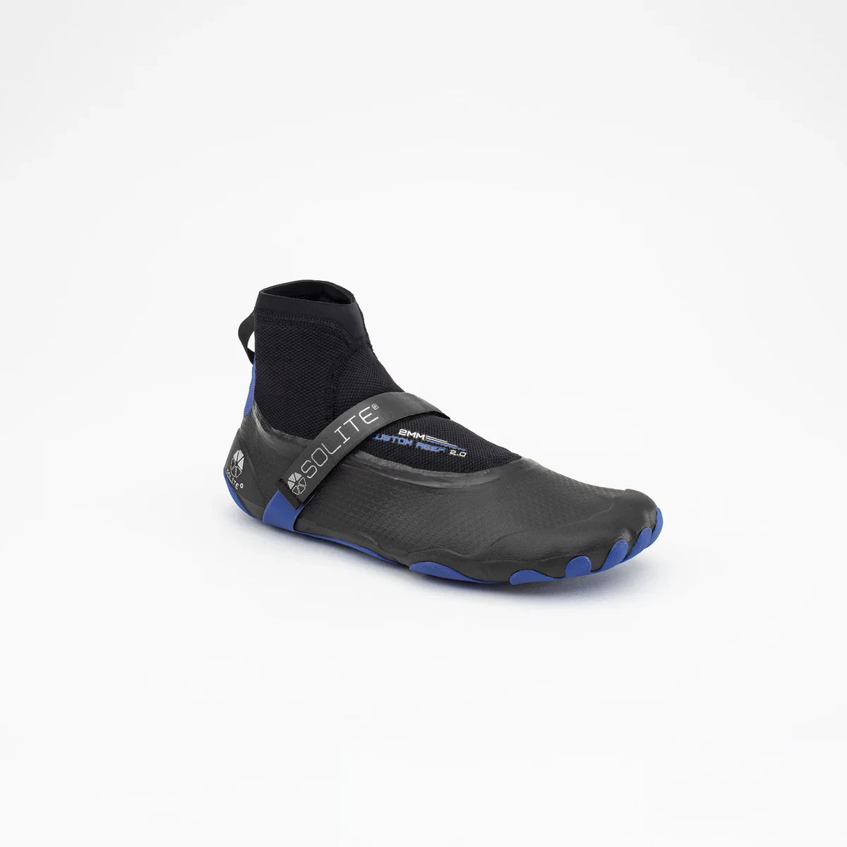 Solite 2mm Custom Reef 2.0 Wetsuit Boots - Black / Blue | Boots | Solite