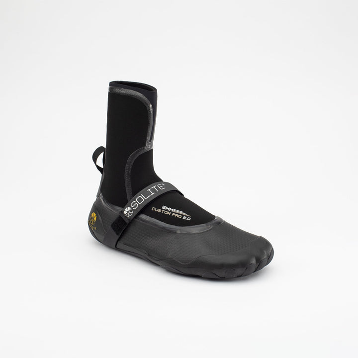 Solite 5mm Custom Pro 2.0 Wetsuit Boots - Black / Gum | Boots | Solite