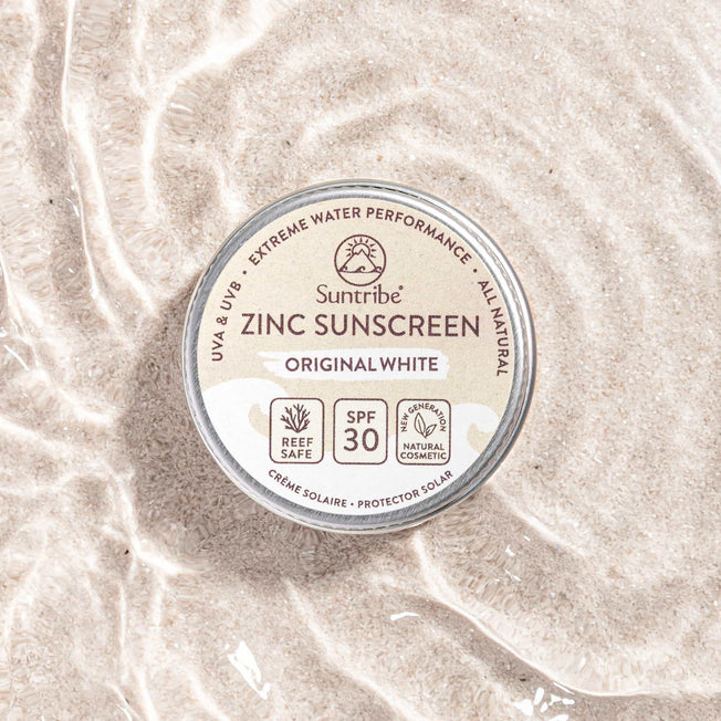 Suntribe Face & Sport Zinc Sunscreen 15g Tin - SPF 30 (White)