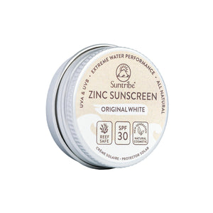 Suntribe Face & Sport Zinc Sunscreen 15g Tin - SPF 30 (White)