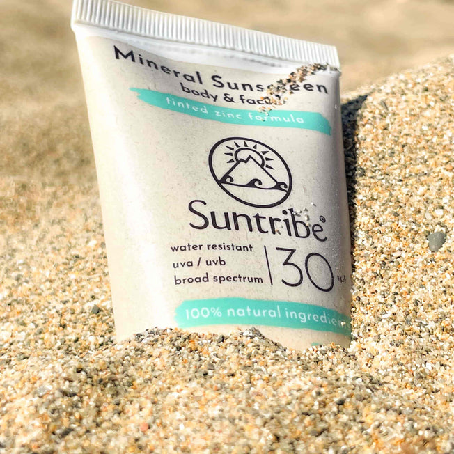 Suntribe All Natural Mineral Body & Face Sunscreen SPF 30 (100ml)