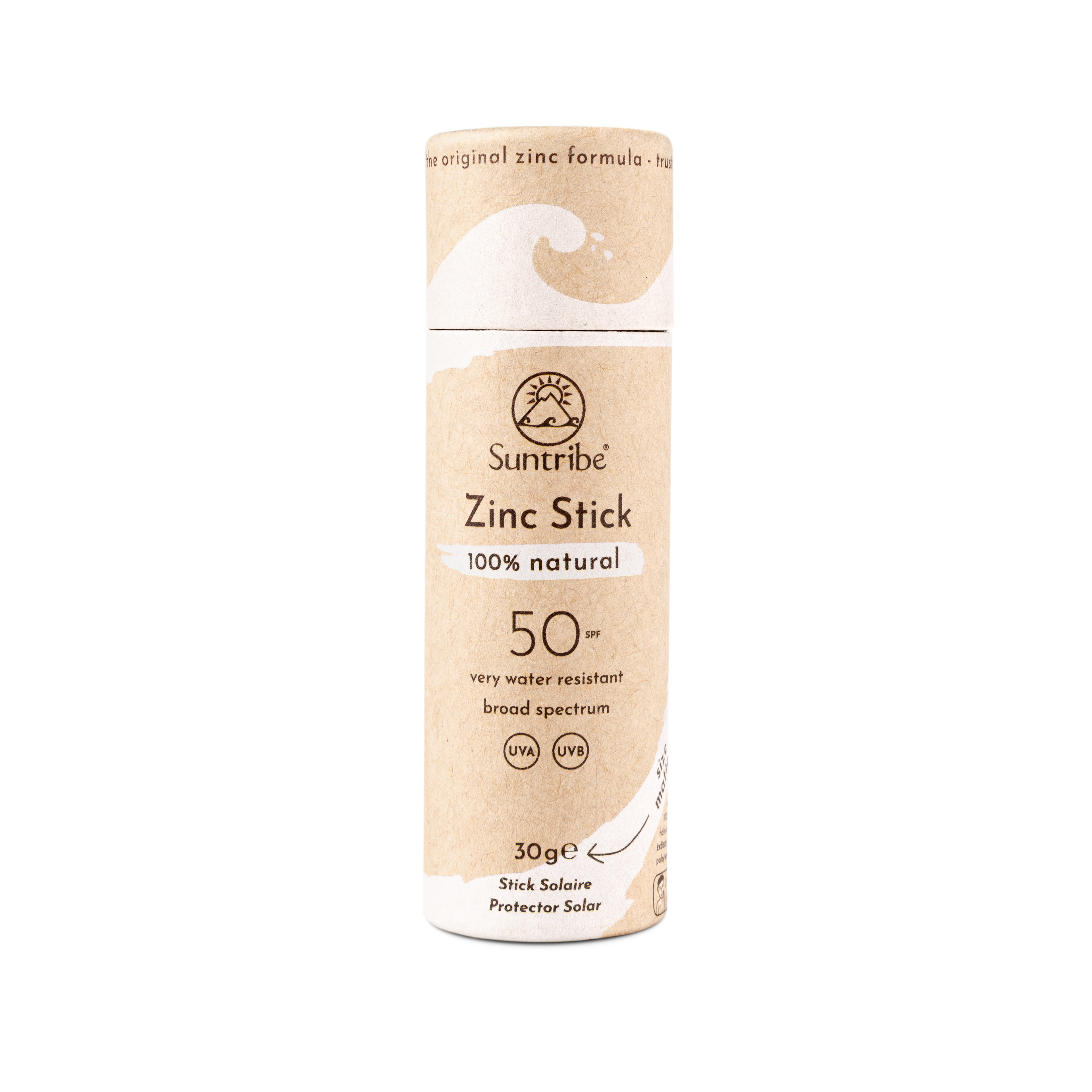 Suntribe Reef Safe Zinc Sun Stick - SPF 50 (White)