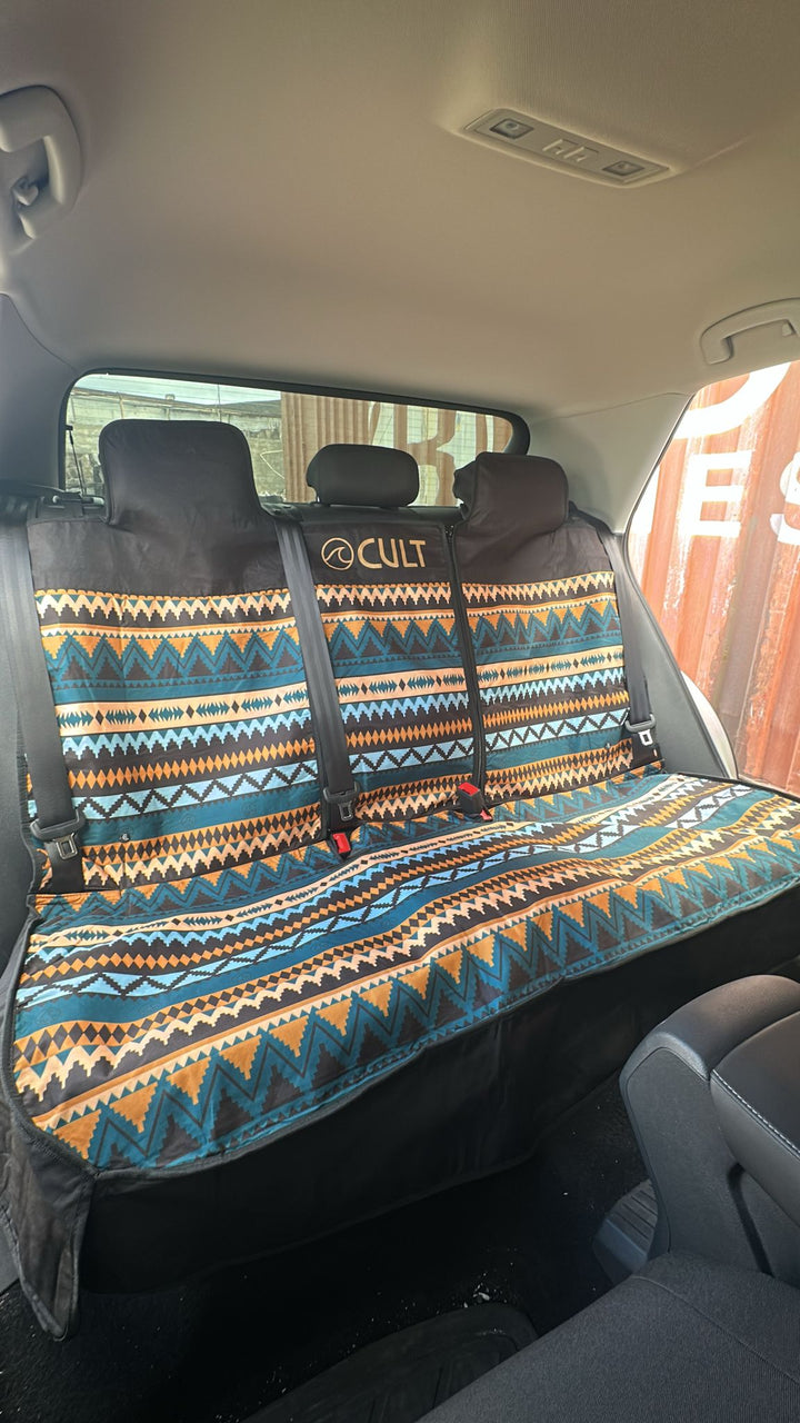 Car &amp; Pickup Rear Waterproof Seat Cover I Indi brown