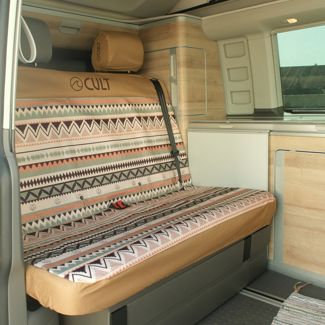 California / Rock &amp; Roll bed | Double Back Seat Cover |  Indi Brown