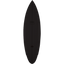 Pyzel Wildcat PU Surfboard - Black
