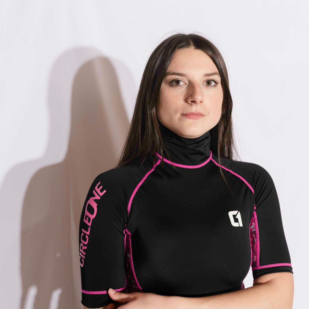 Womens Short Sleeve Rash Vest - KONA | Circle One