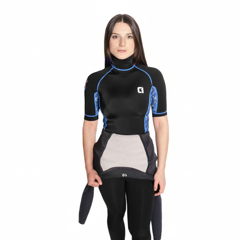 Womens Short Sleeve Rash Vest - KONA | Circle One