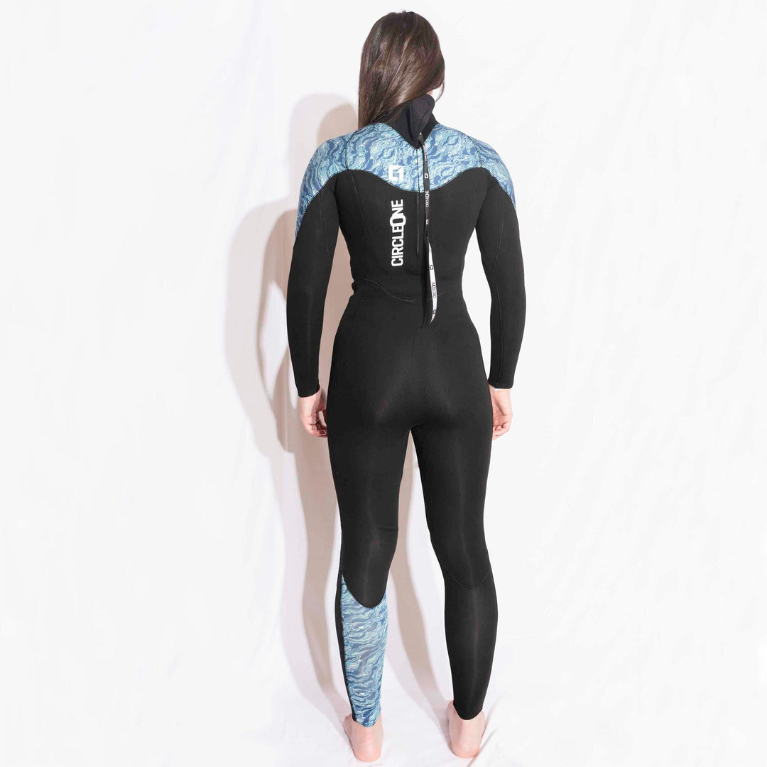 Womens 3/2mm Summer Wetsuit KONA GBS Back Zip | Circle One