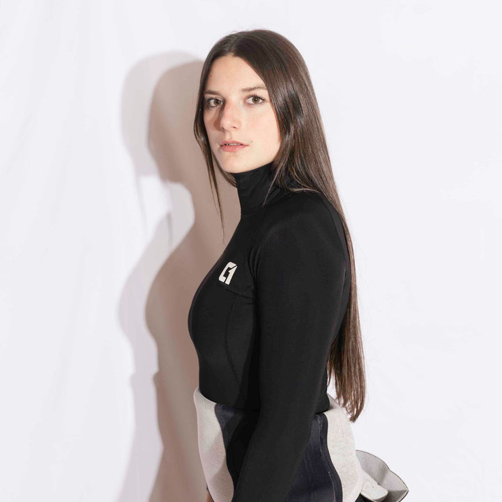 Womens LONG Sleeve Thermal Rash Vest - KONA Polypro | Circle One